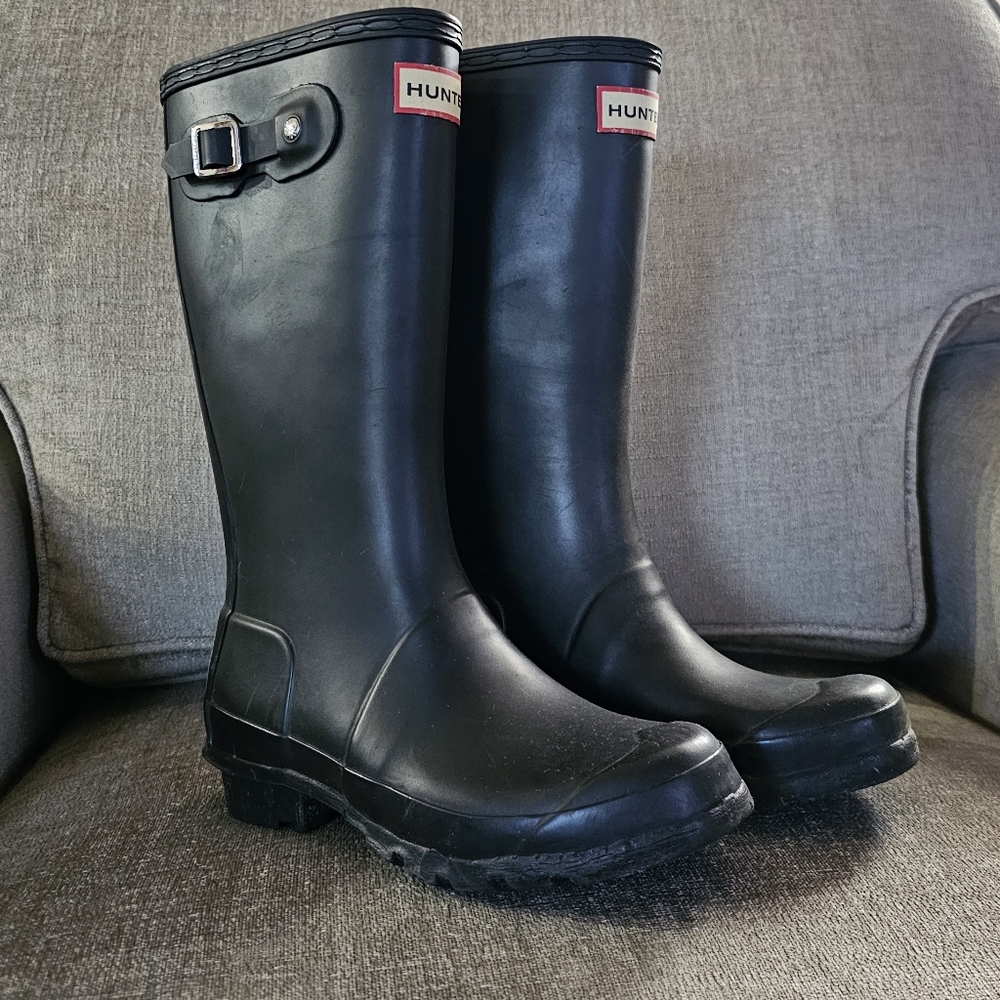 Hunter Black Rain Boots